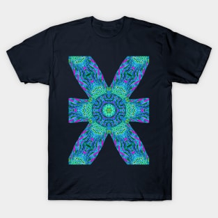 six spoke mandala T-Shirt